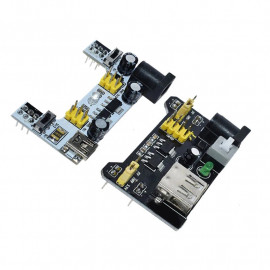 MB-102 napajalni modul za brezspajkalno ploščo – Dvojni izhod, 3,3V/5V, USB priključek