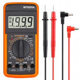 DT9205A digitalni multimeter z torbo – LCD zaslon, večnamensko merjenje