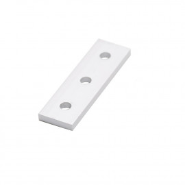 Aluminijasta povezovalna plošča I, 3 luknje, za profile 20x20 mm s T-utorom