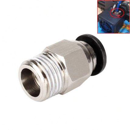 Hitra spojka PC4-01 4 mm za grelno glavo 3D tiskalnika, pnevmatski priključek