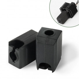 Silikonski ovoj za Bambu Lab P1P, P1S, X1C, X1 Hotend – črna visokotemperaturna dodatna oprema za 3D tiskalnik