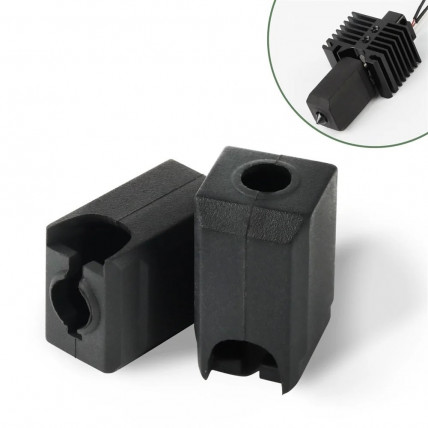 Silikonski ovoj za Bambu Lab P1P, P1S, X1C, X1 Hotend – črna visokotemperaturna dodatna oprema za 3D tiskalnik