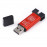 STC Avtomatski Programator USB-TTL, Dvojna Napetost 3,3V/5V, Polna Hitrost USB, Aluminijasto Ohišje
