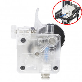 Titan ekstruder za 3D tiskalnik Direct/Bowden prozoren ohišje – 1,75 mm filament (vključen nosilec)