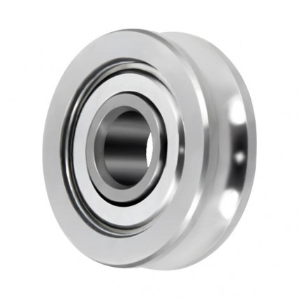 Kroglični ležaj U604ZZ z U utorom 4x13x4mm, dvostransko zaščiten, kromirano jeklo