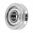 Kroglični ležaj U604ZZ z U utorom 4x13x4mm, dvostransko zaščiten, kromirano jeklo