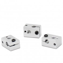 V6-PT100 aluminijasti grelni blok za HotEnd – združljiv z M6 šobami