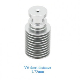 V6 HotEnd kratek aluminijasti hladilnik M6 za filament 1,75 mm – izboljšano hlajenje