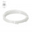 Bela PTFE cevka 2,5 x 4 mm, 1 m