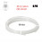 Bela PTFE cevka 2,5 x 4 mm, 1 m