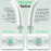 Bela PTFE cevka 2,5 x 4 mm, 1 m