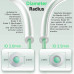 Bela PTFE cevka 2,5 x 4 mm, 1 m