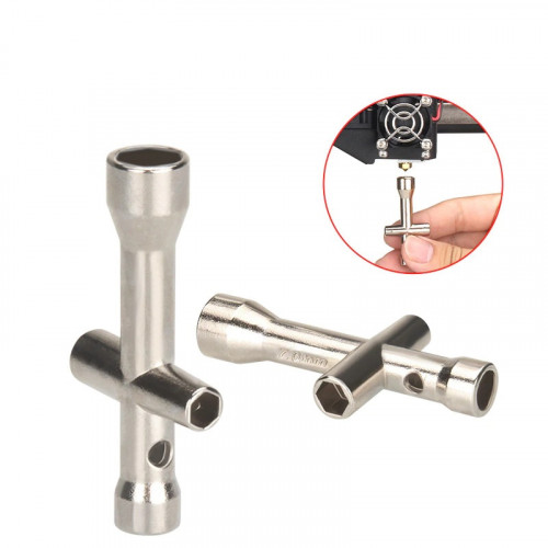 4 in 1 mini wrench tool for screw and nozzle size M2 M2.5 M3 M4