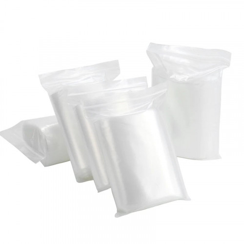 100pcs Clear Zip Lock Storage Bags for Small Items