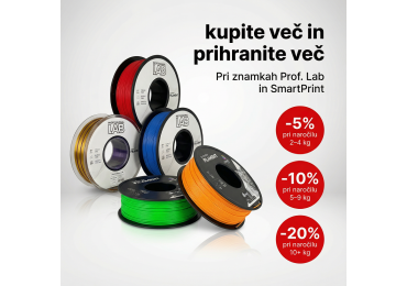 Novi količinski popusti na filamentih Prof. Lab in SmartPrint – Start3DPrint.si
