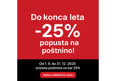 Do konca leta -25% popusta na poštnino