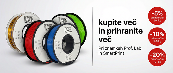 Popust na količino ko kupite več filamenta